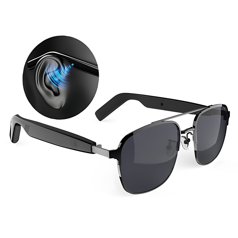 2025 New Fashion SG-11 Pro TWS Earphone Wireless Smart Sunglasses BT Calling Sun Glasses Headphones Driving Bike for Men Women