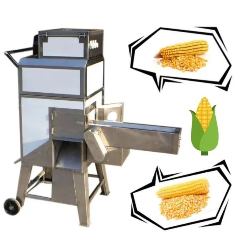 Fresh Sweet Corn Sheller Corn Threshing Equipment Maize Corn Removing Machine Maize Harvest and Shelling Machine