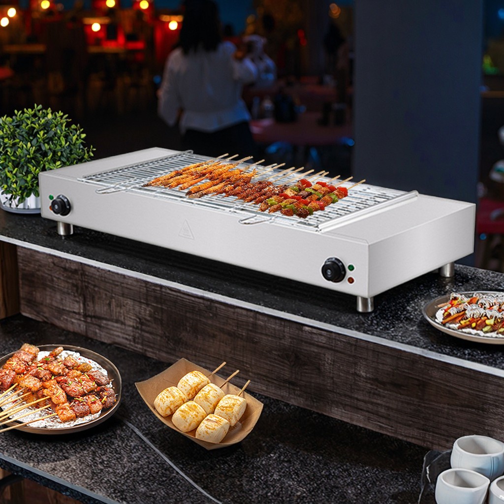 China Stainless Steel Electric Barbecue Grill Design for Hotel & Restaurant Supplies on Sale