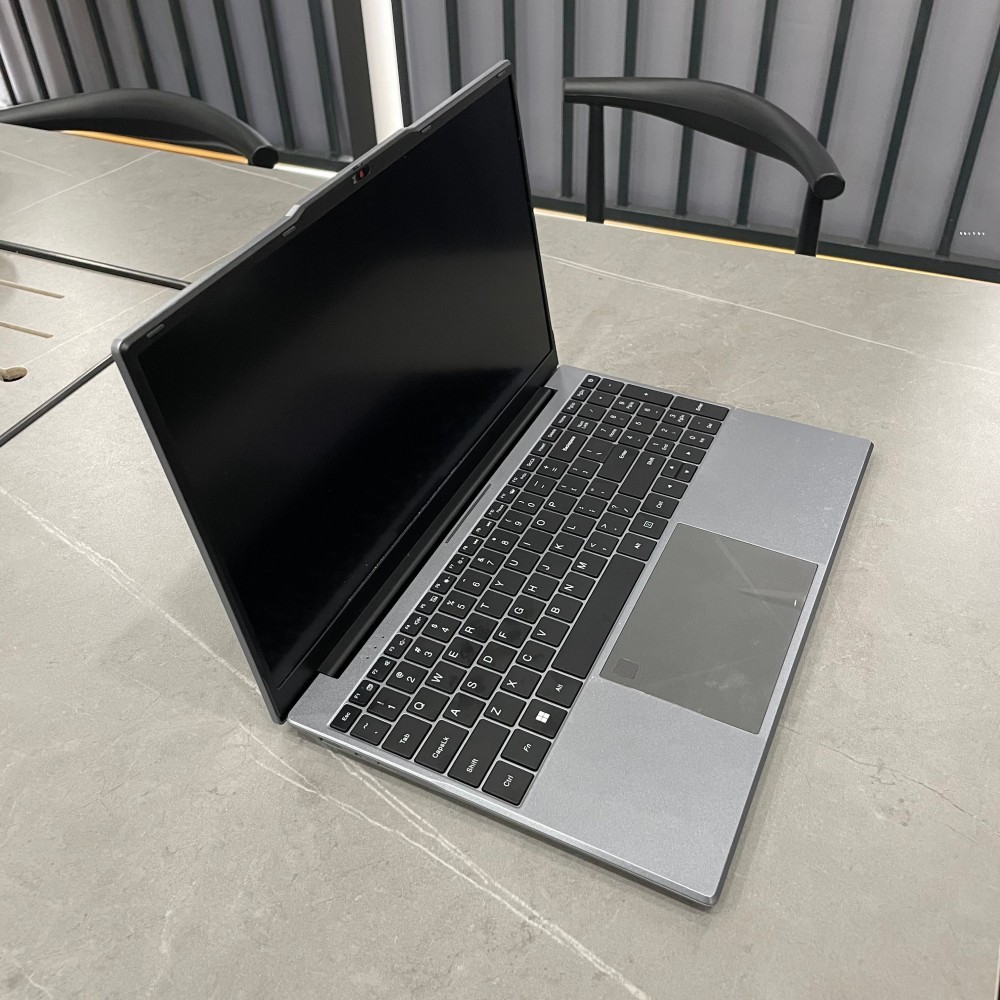 15.6 Inch Intel N100 3.4GHz Laptop with IPS Panel DDR4 8GB 128GB SSD Fingerprint Backlit Russian Keyboard Laptop