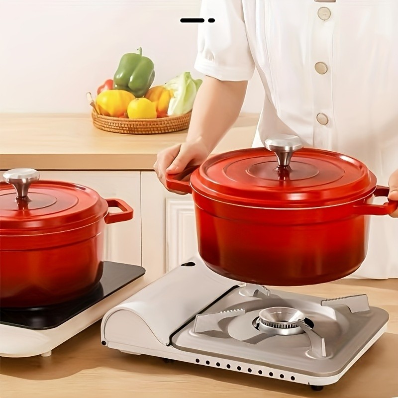 Modern Single Aluminum Soup Pot Set Large Capacity Non-Stick Universal Casserole Dutch Oven Home Cookware with Lid