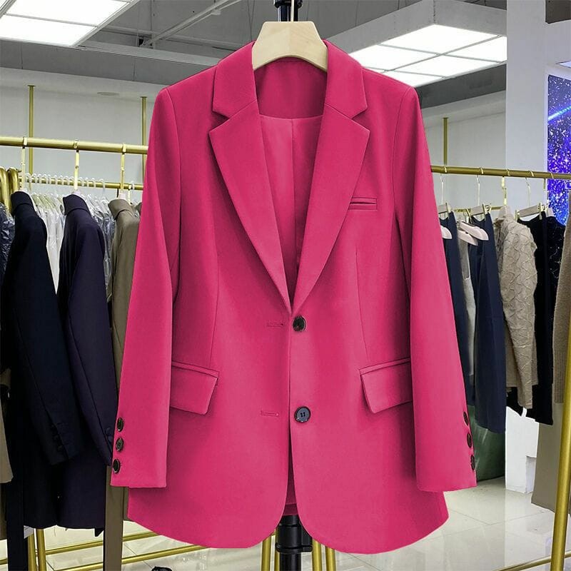 2025 Korean spring and autumn women's blazer loose and elegant new style high quality, high-end