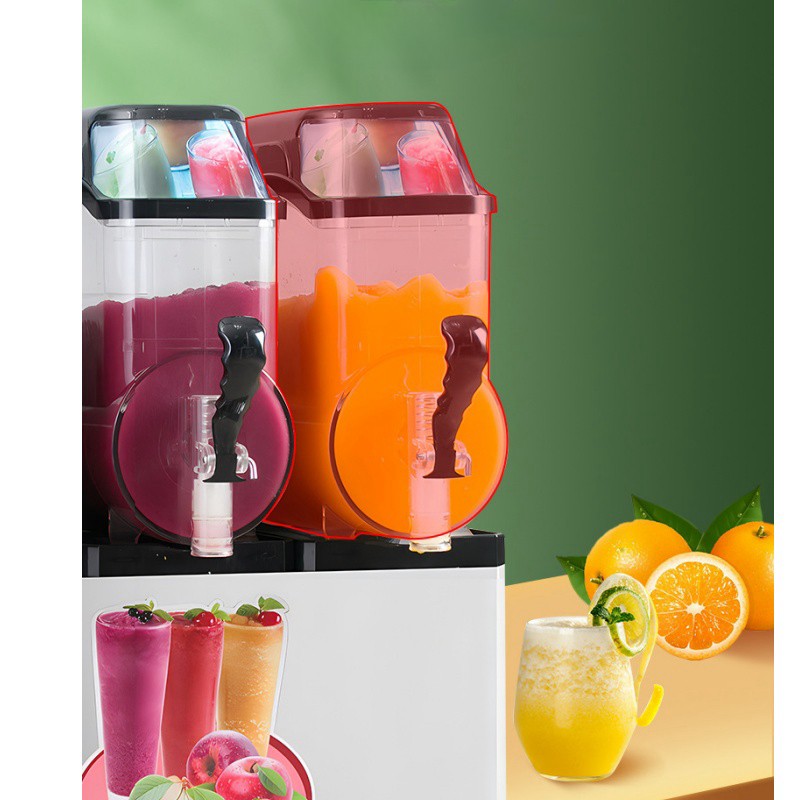 Fully Automatic Double Tank Slush Machine Easy Operation