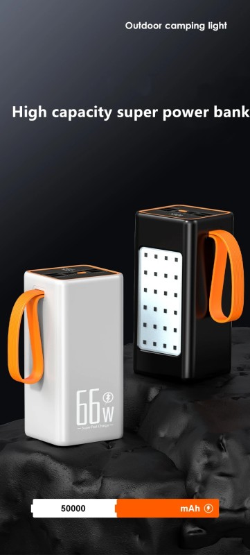 Wholesale Emergency 50000mah USB Type C Power Banks Fast Charging Custom LOGO Battery Travel 50000mah Power Bank