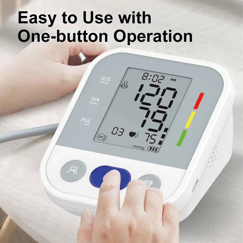 Model Automatic Upper Arm BP Monitor Digital Blood Pressure Machine, Electric Blood Pressure Monitor With Cuff