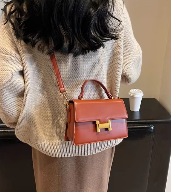 New Designer Mini Ladies Office Work Shoulder Bag Women's Crossbody Small Square Handbag