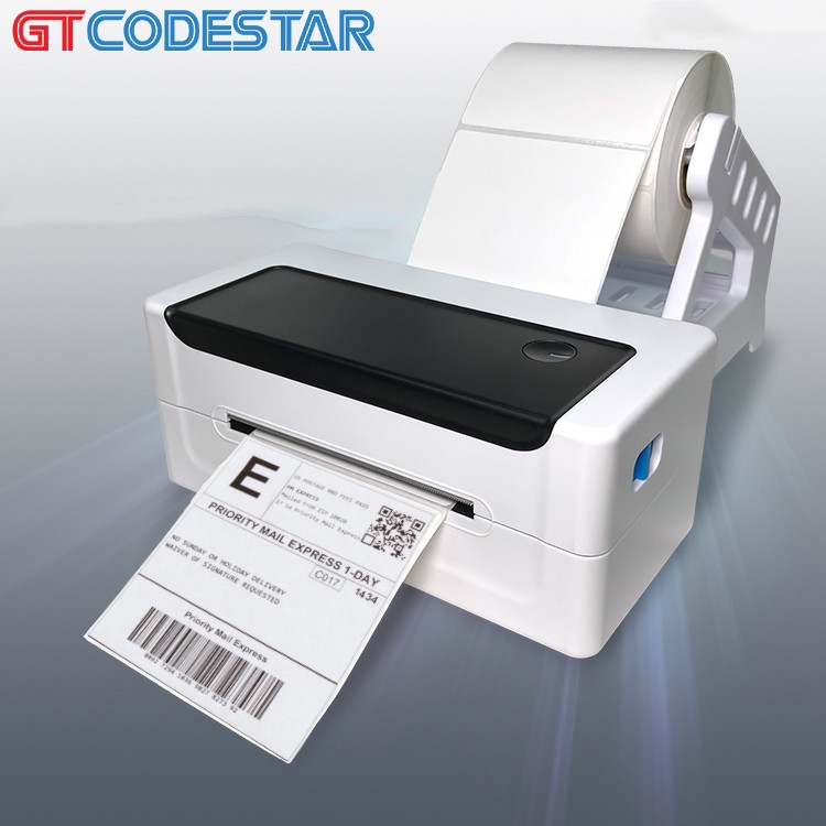 USB Thermal Label Printer 4x6 Shipping Bluetooth Printer Wireless Shipping Address Sticker Printer with Label Holder