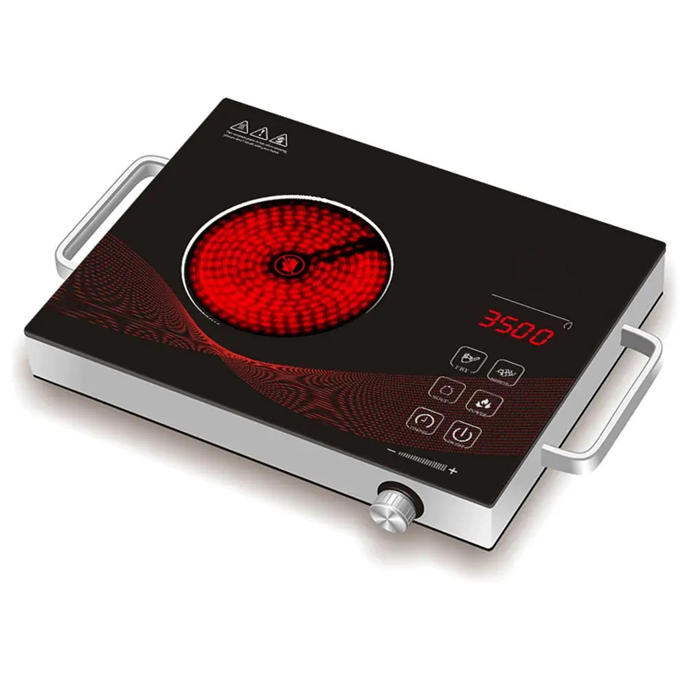 2025 New Design Electric Ceramic Stove Hot Plates Multifunction No Radiation 3000W Waterproof Infrared Cooker
