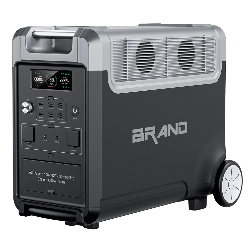 Generator Large Capacity 3840Wh Portable Power Station 3600W 3300W with Expansion Battery