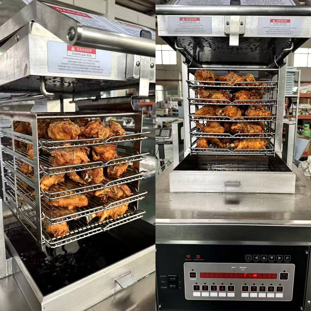 KFC Fast Food YXD-55HE Henny Penny 8 Heads 8 HD Big Capacity Chicken Fryer Machine Pressure/chicken Fryer Machine Henny Penny