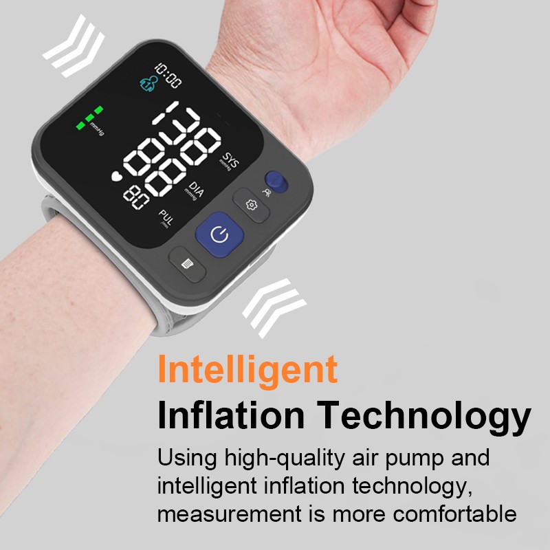 Portable Automatic Led Display Blood Pressure Monitor