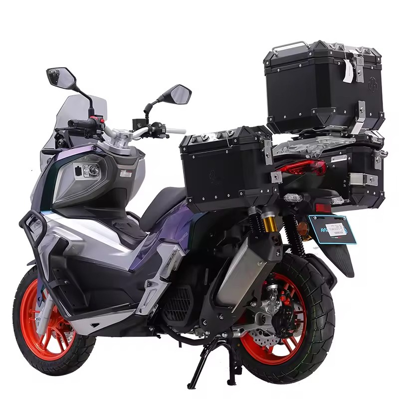 2025 Powerful ADV 150-200CC Gasoline Motorcycle EFI System Water Cooled Disc Brake Max Speed 115kmh High Speed Gas Scooter on Road