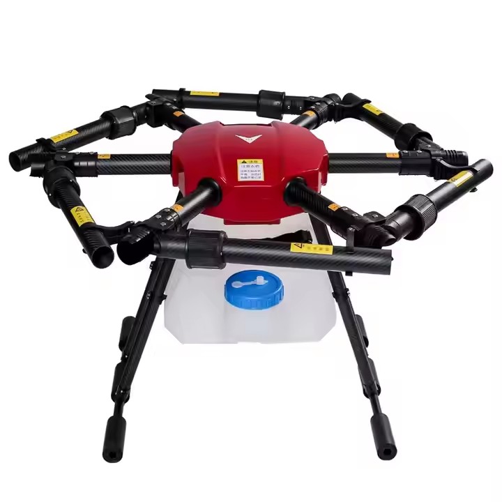6-Axis Carbon Fiber Agricultural Drone Frame with Water Tank for Agricultural Sprayers
