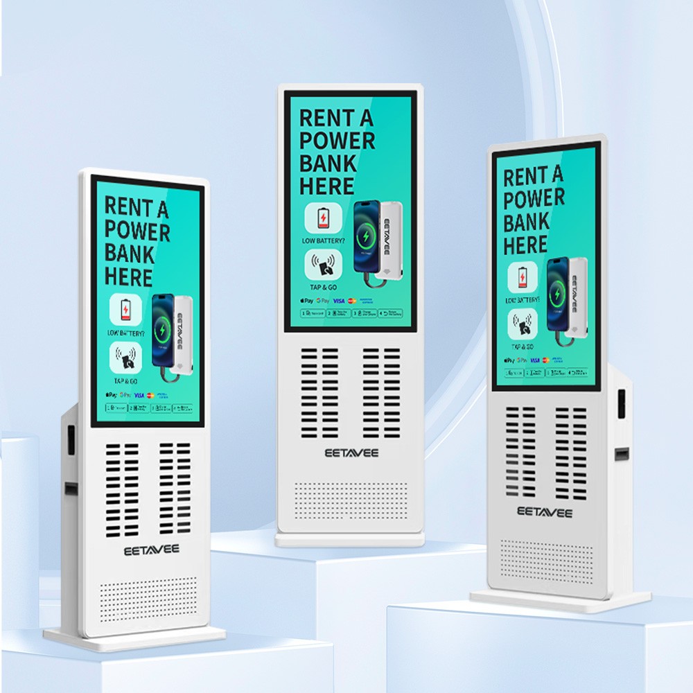2025 New 48 Slots Commercial Public Rent Power Bank Charging Kiosk
