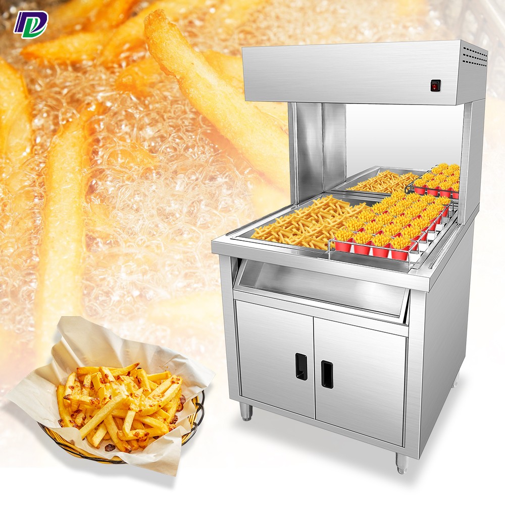 Best Price Kfc French Fries Station/ Chips Warmer Display / Snack Warmer for Fast Food