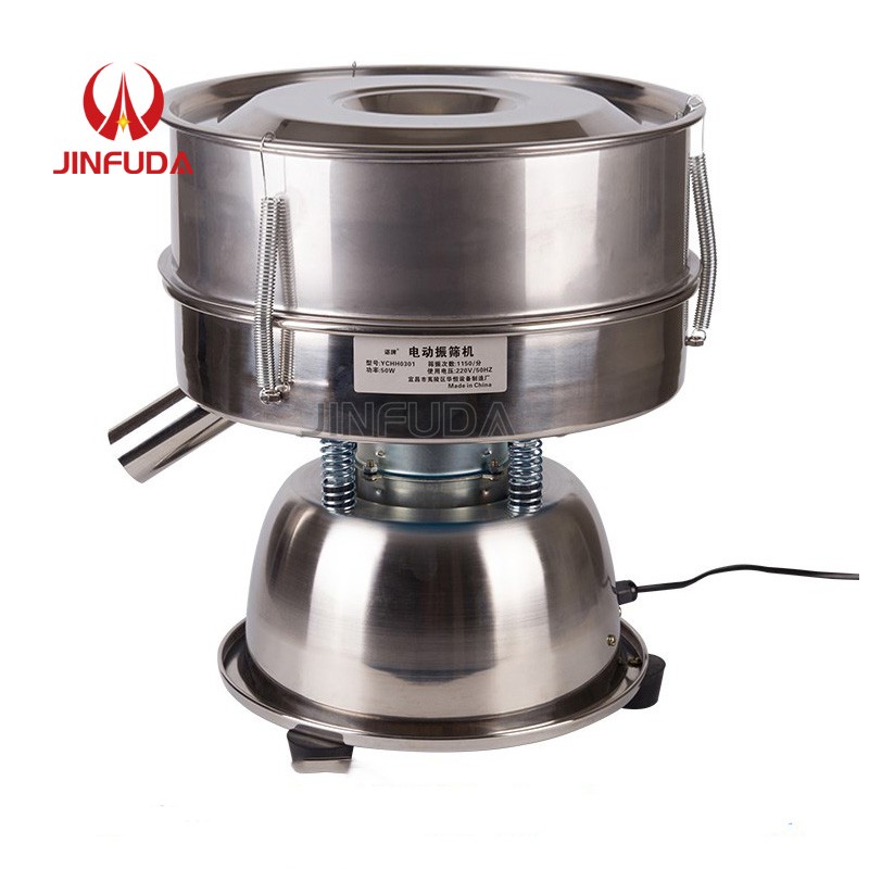Filter Powder Sieve Electric Flour Machine Sesame Seed Sifter Vibrating Sieve Screening Machine