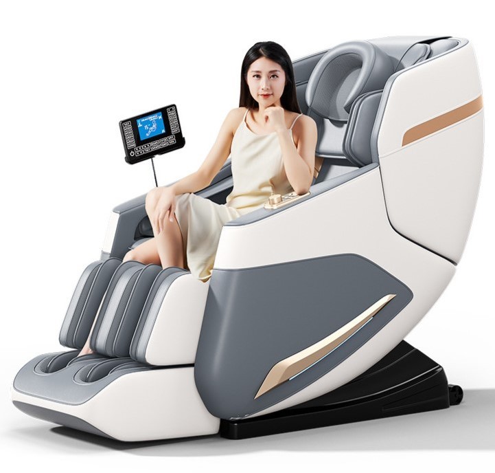 C125 Modern Full Body Massage Chair Zero Gravity Yamaguchi Electric AI Voice Heating Waist Foot PU Leather Conveniently Portable