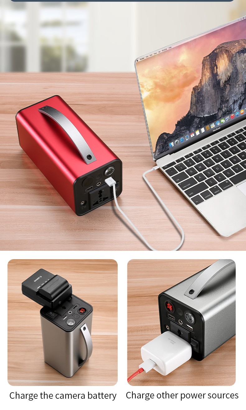 Wholesale Kenengsen Solar Rechargeable 180W Laptop Home Outdoor Portable Energy Storage Battery Power Station for Outside