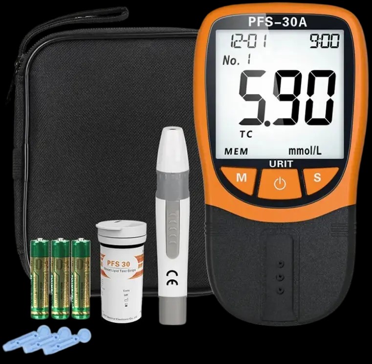 5 - in - 1 Lipid Analyzer: Precise Cholesterol and Triglyceride Testing, All in One!